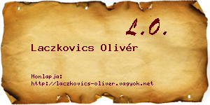 Laczkovics Olivér névjegykártya